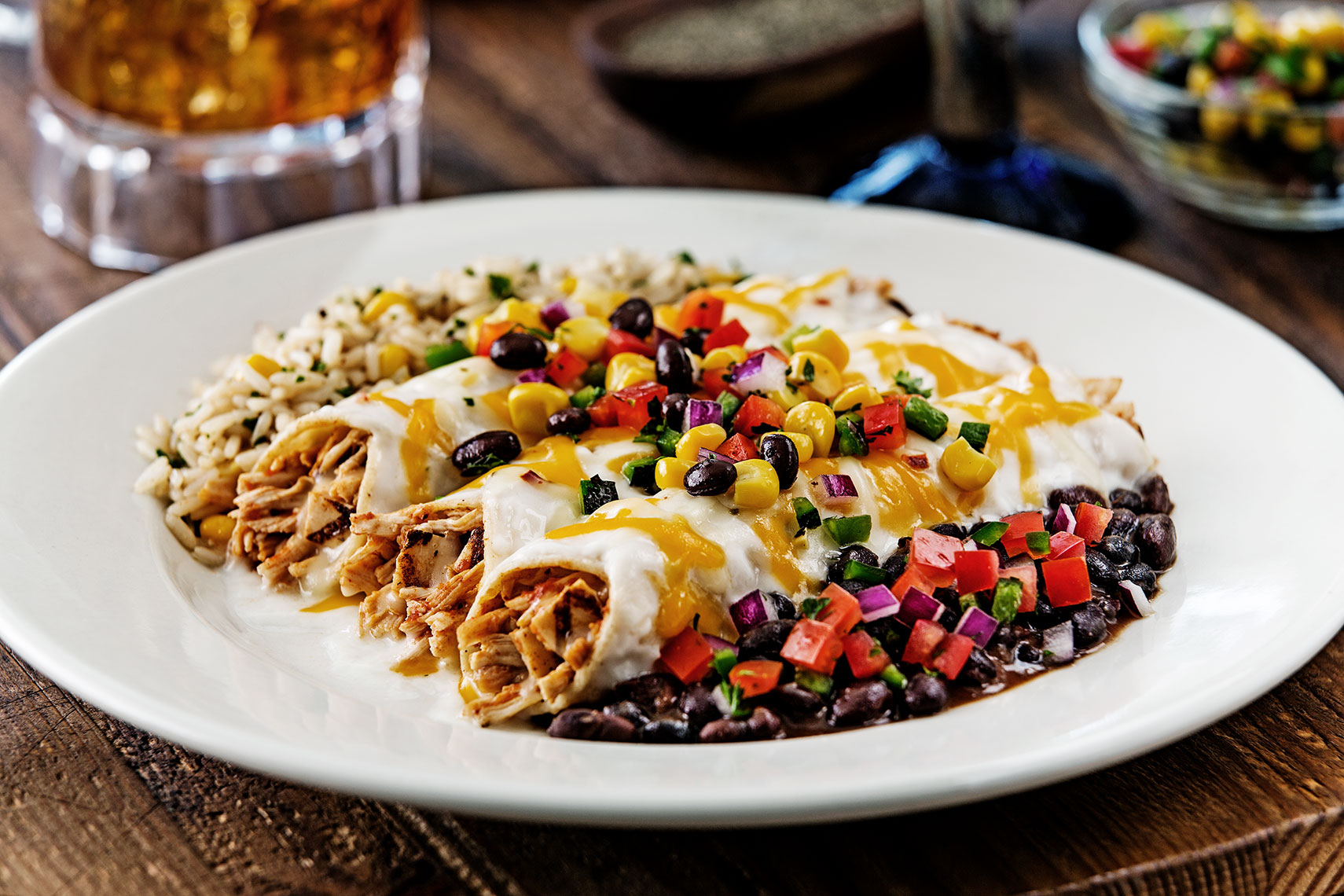 ChickenEnchiladasDallasFoodPhotography
