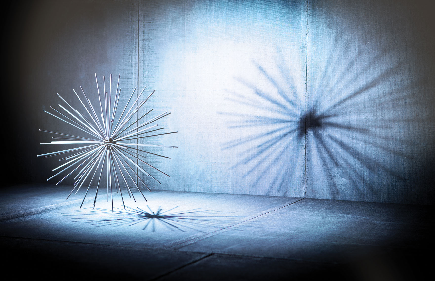 Wire Spiky chandelier Dallas Product photography
