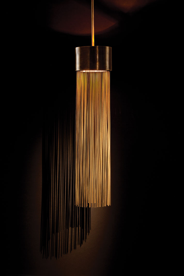 Gold Tassel Chandelier Dallas Product Photography